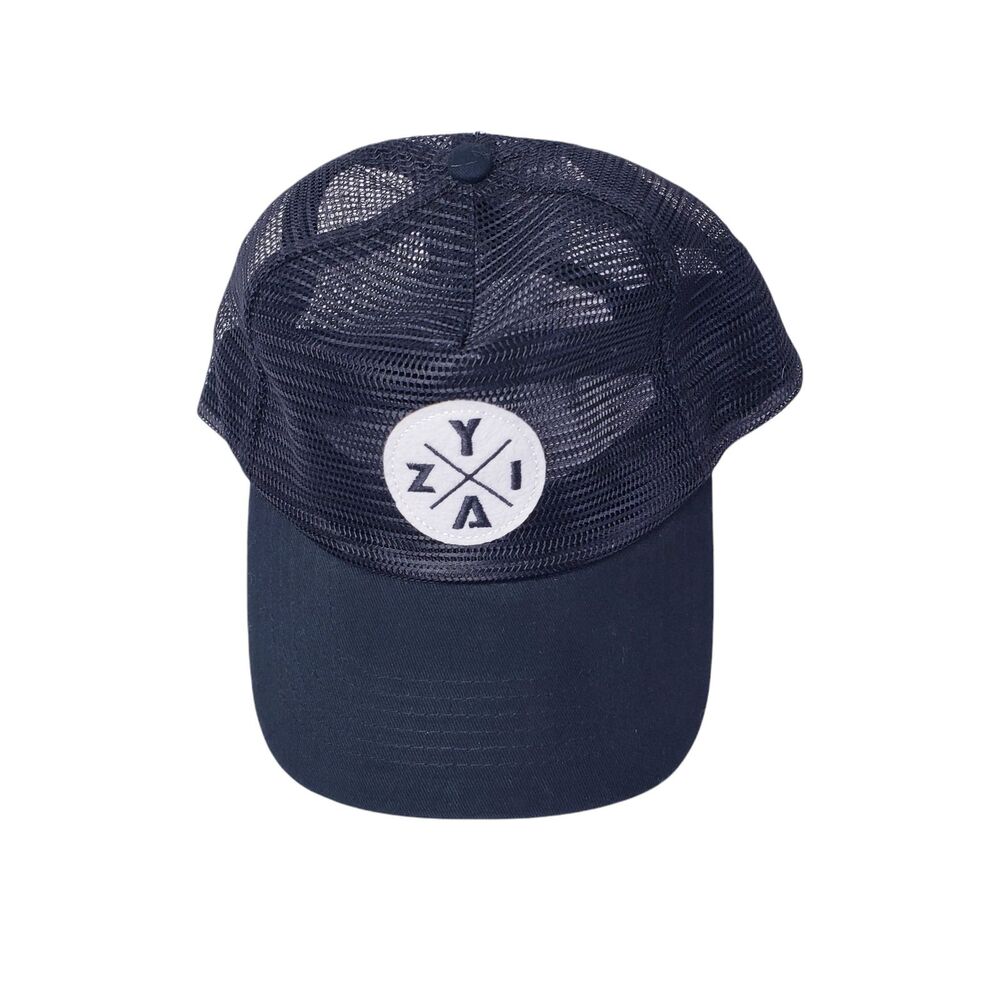 ZYIA‎ Active X-Mesh Hat One Size Unisex Adjustable Strap Cotton Blend Black NWT